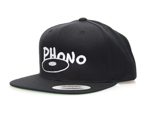 Phono-Casquette-Logo Original-Noir