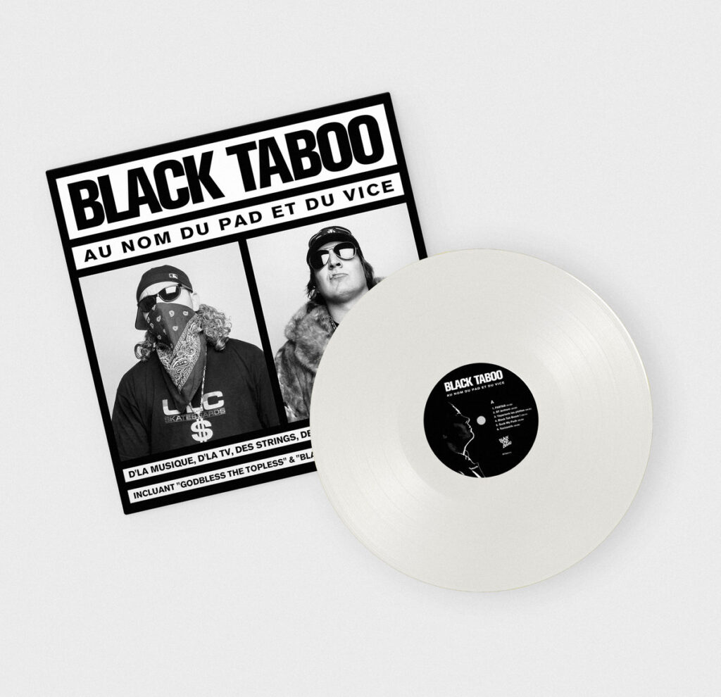 Black Taboo – Au Nom Du Pad Et Du Vice vinyle blanc