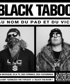 Phono_ca-BlackTaboo–Au Nom Du Pad Et Du Vice-black/Noir-LP-front