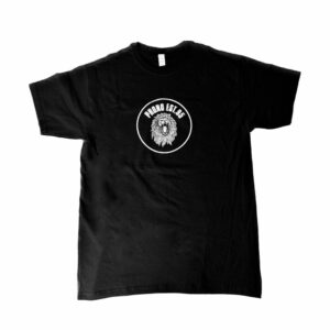T-shirt-Phono-Lion-Homme-noir