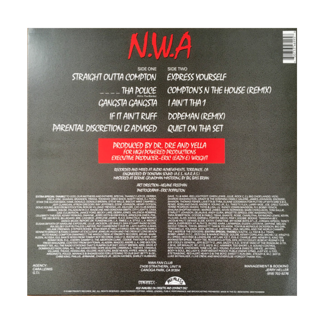 N.W.A – Straight Outta Compton