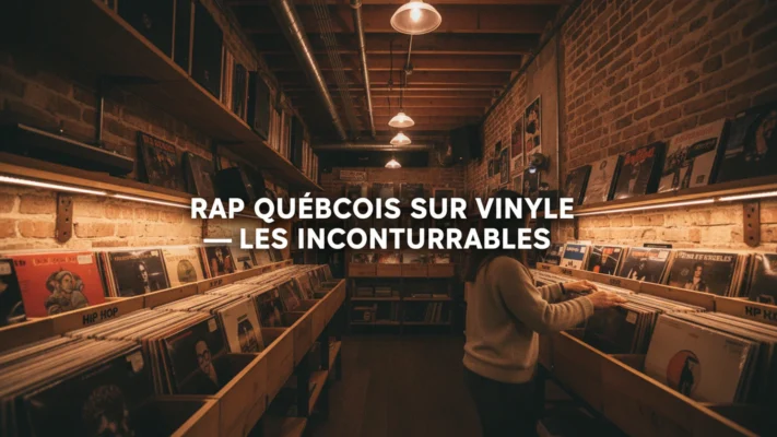 Disquaire Québec bac vinyle rap québécois incontournables Phono