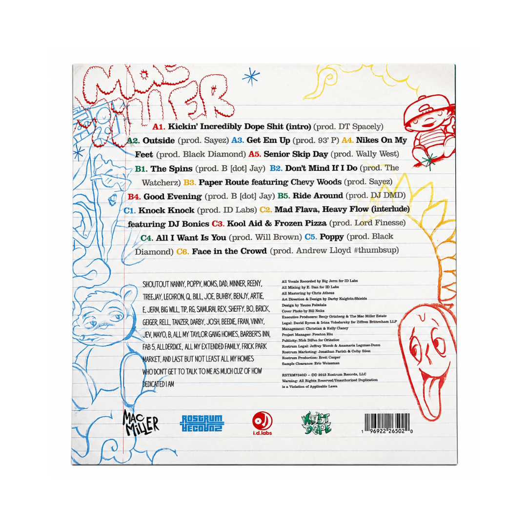 Mac Miller - K.I.D.S. (Translucent Yellow 2XLP)